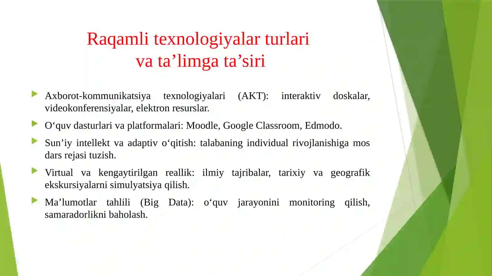 Raqamli texnologiyalar asosida ta’lim tizimini modernizatsiya qilish 3