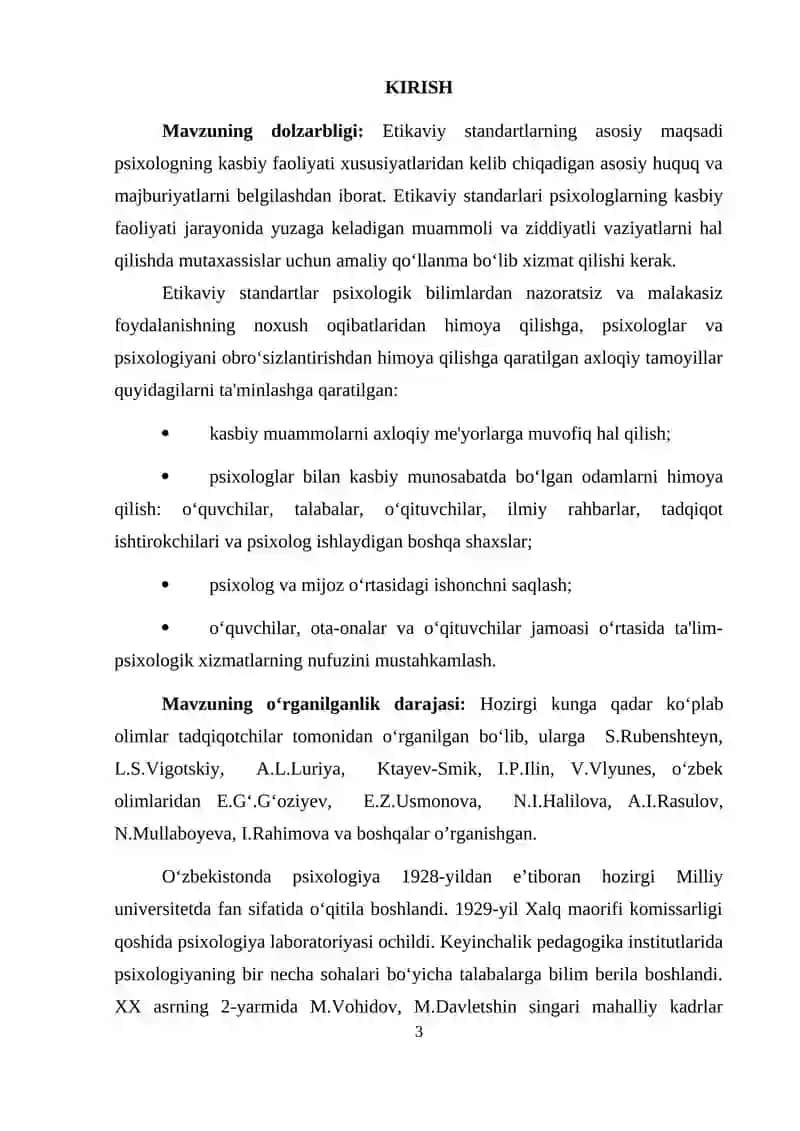 PSIXOLOGNING ETIKAVIY STANDARTLARI 3