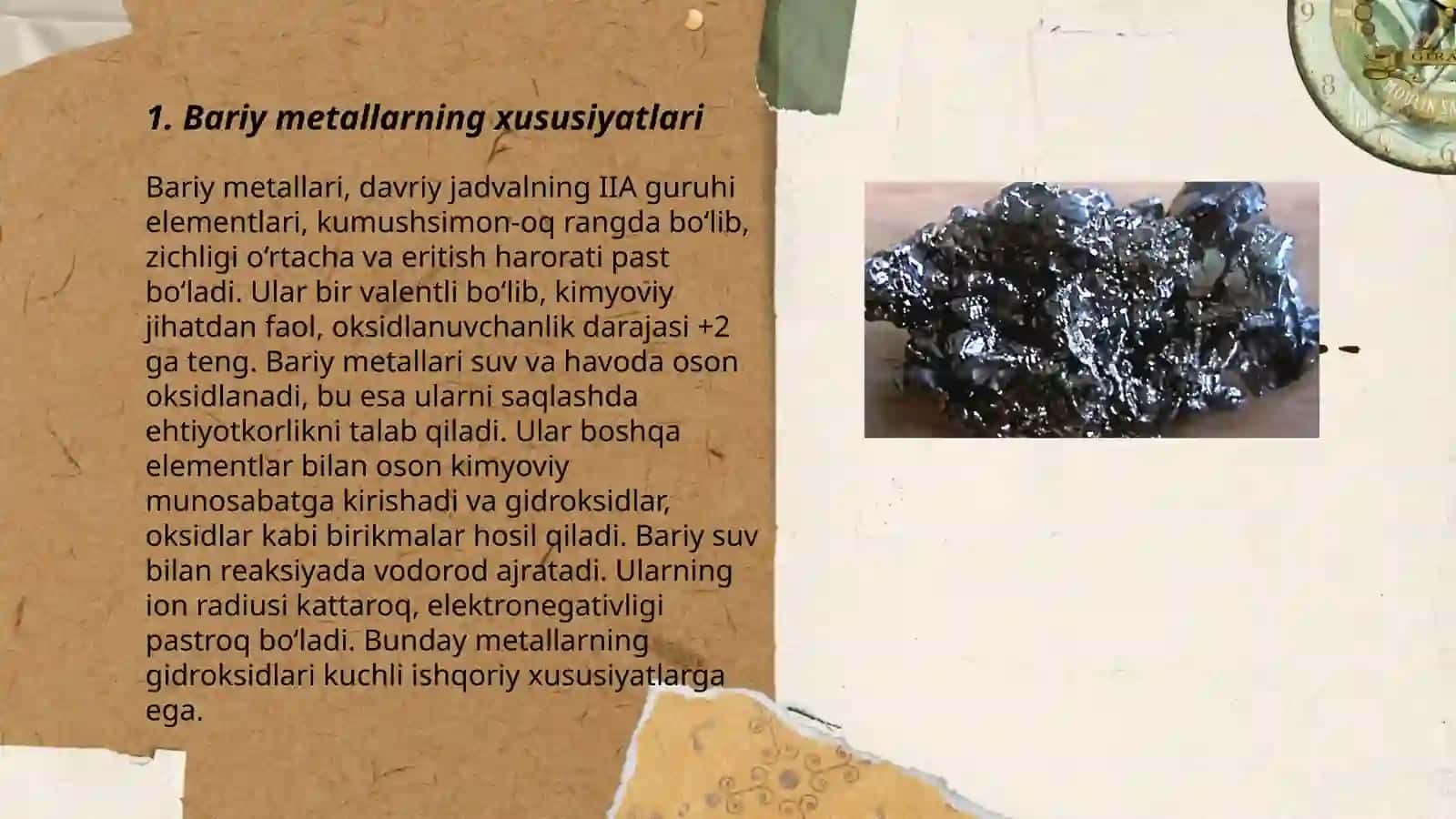 Bariy metallarning xususiyatlari 3