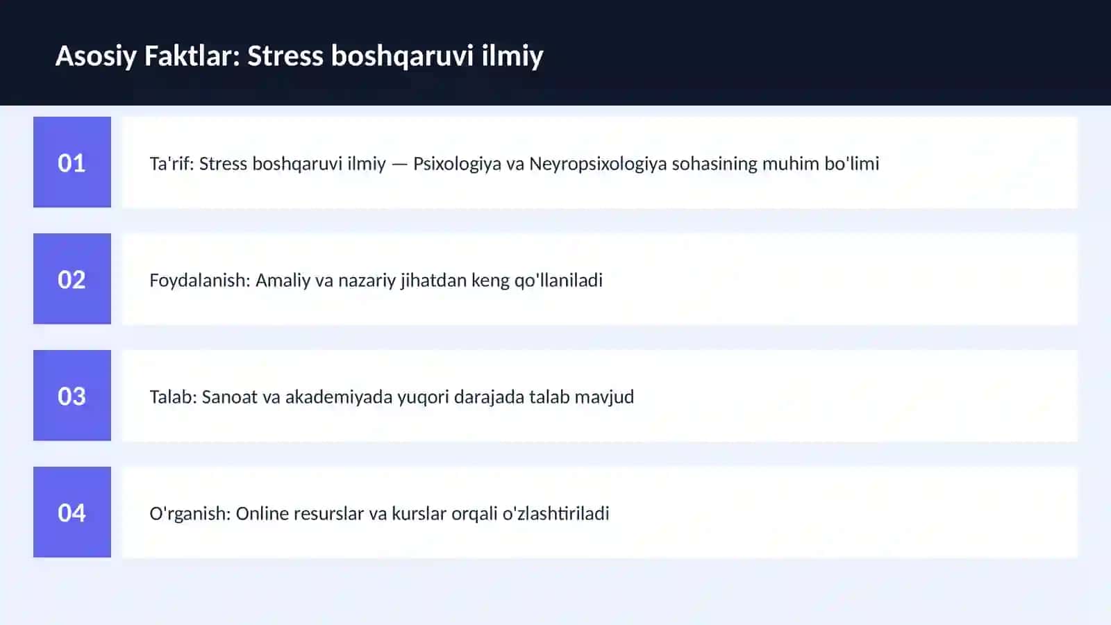 Stress boshqaruvi ilmiy 3