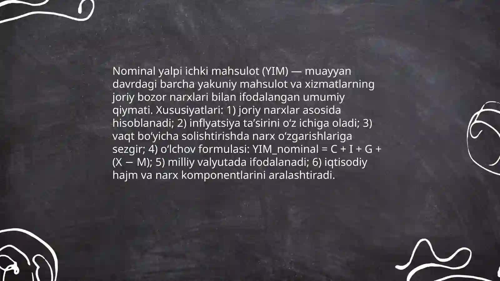 Nominal va real yalpi ichki mahsulot 3