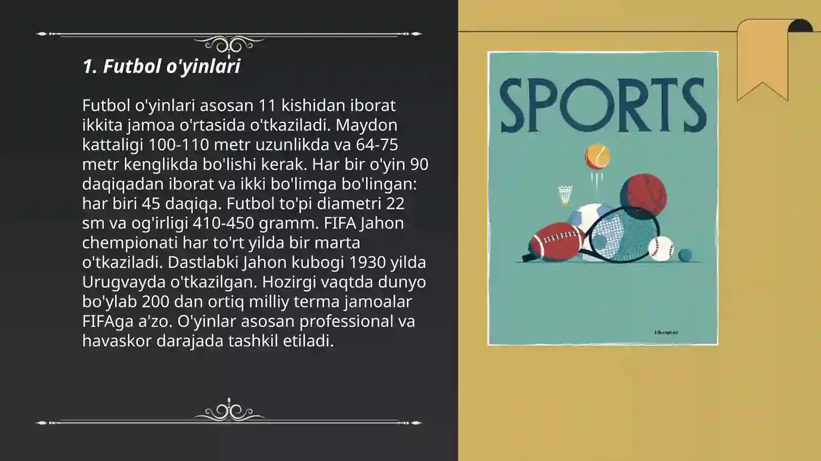 Futbol o'yinlari 3