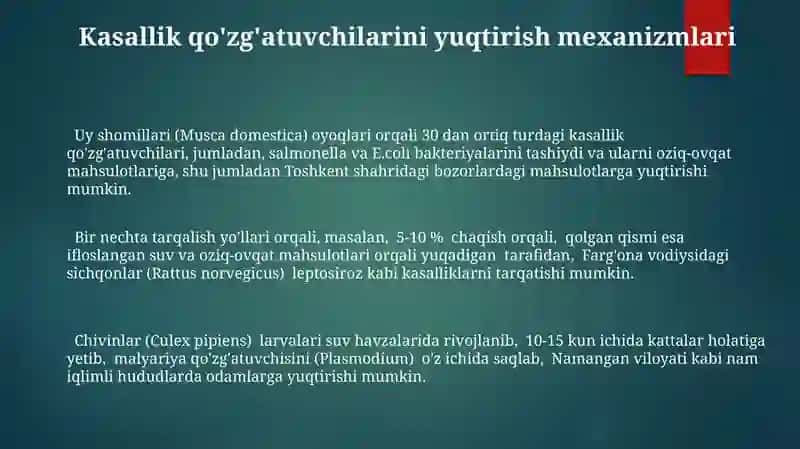 Sinantropik Hashamatlar: Ta'rif va Tarqalish 3
