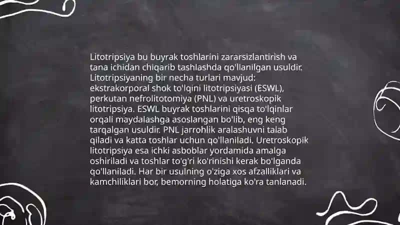 Litotripsiya laparaskopik jarrohlik 3