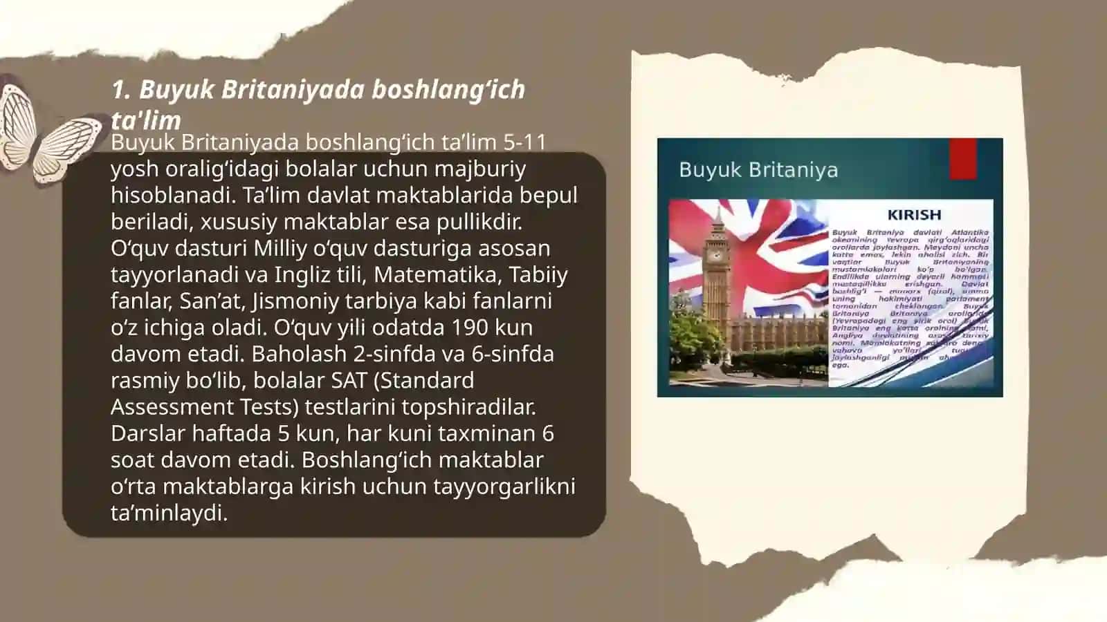 Buyuk Britaniya ta'lim tizimi 3
