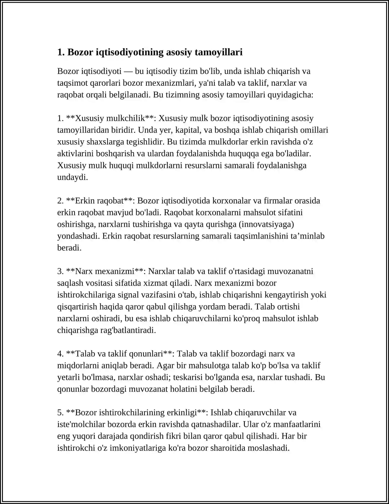 BOZOR IQTISODIYOTI 3