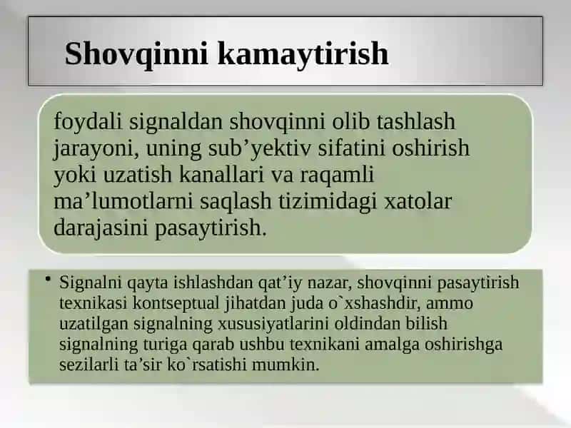 Raqamli media va TV texnologiyalar 3
