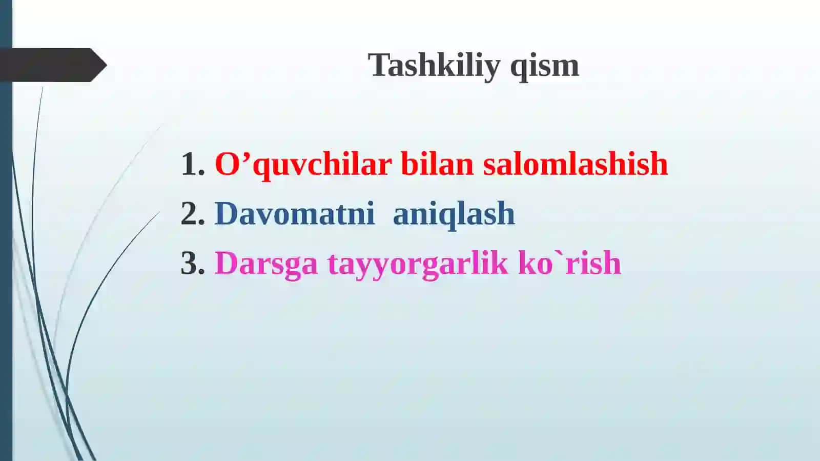 Kinematika ning asosiy tushunchalari 3