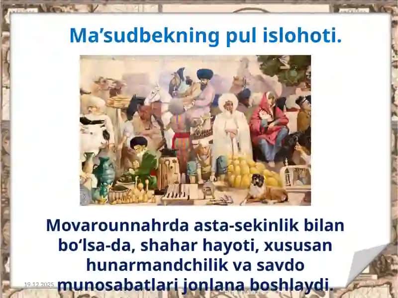 Movarounnahr chig'atoy ulusi tarkibida Ulug‘xoqonfarmoni 3