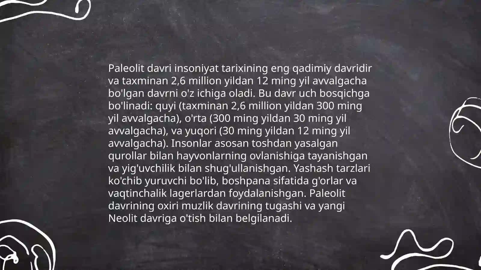 Poleolit davri va uning bosqichlari 3