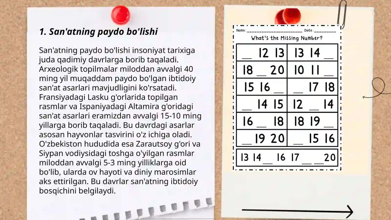 Sanash faoliyatining rivojlanish bosqichlari 3