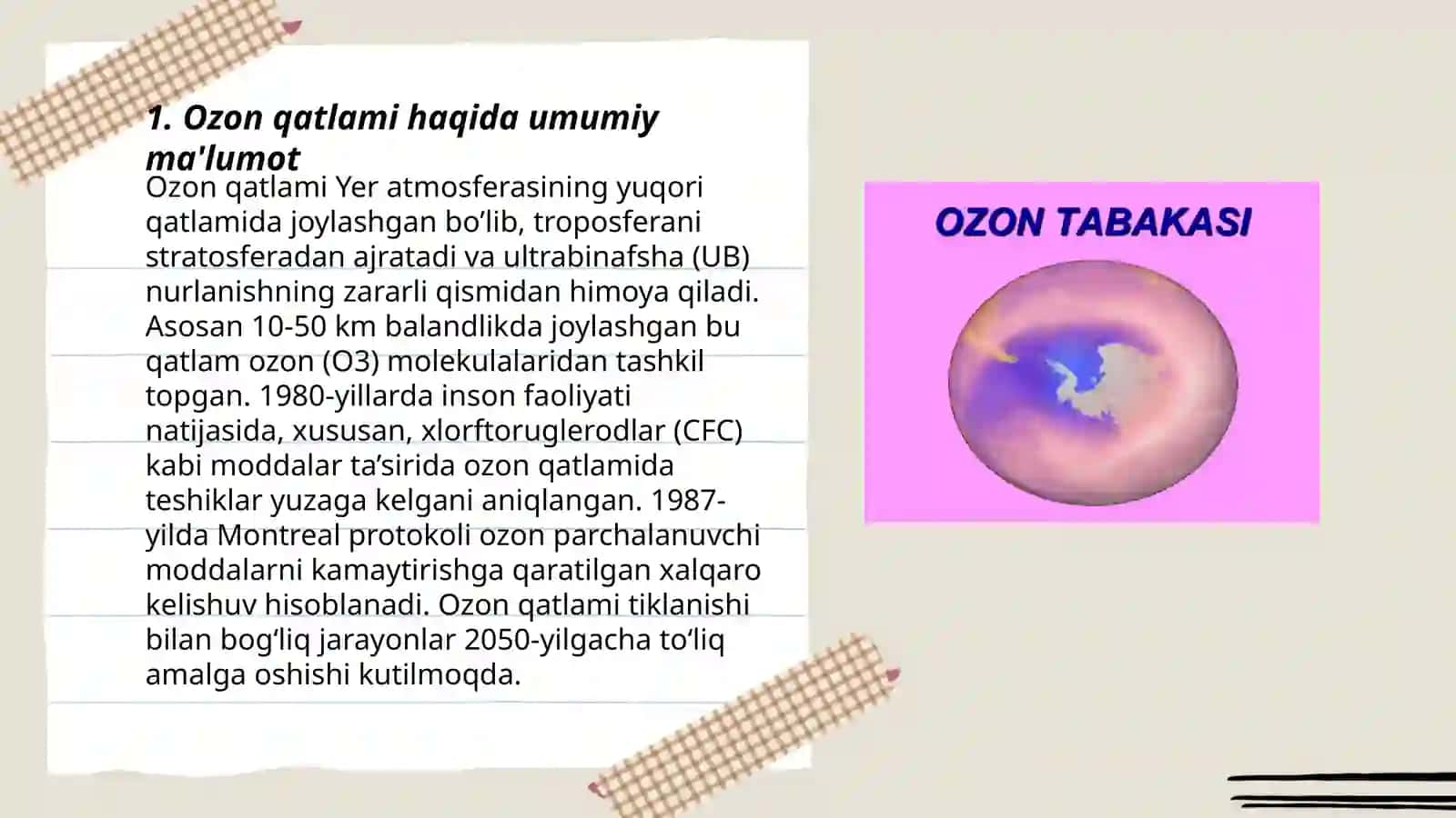 Ozon qatlami haqida maʼlumot 3