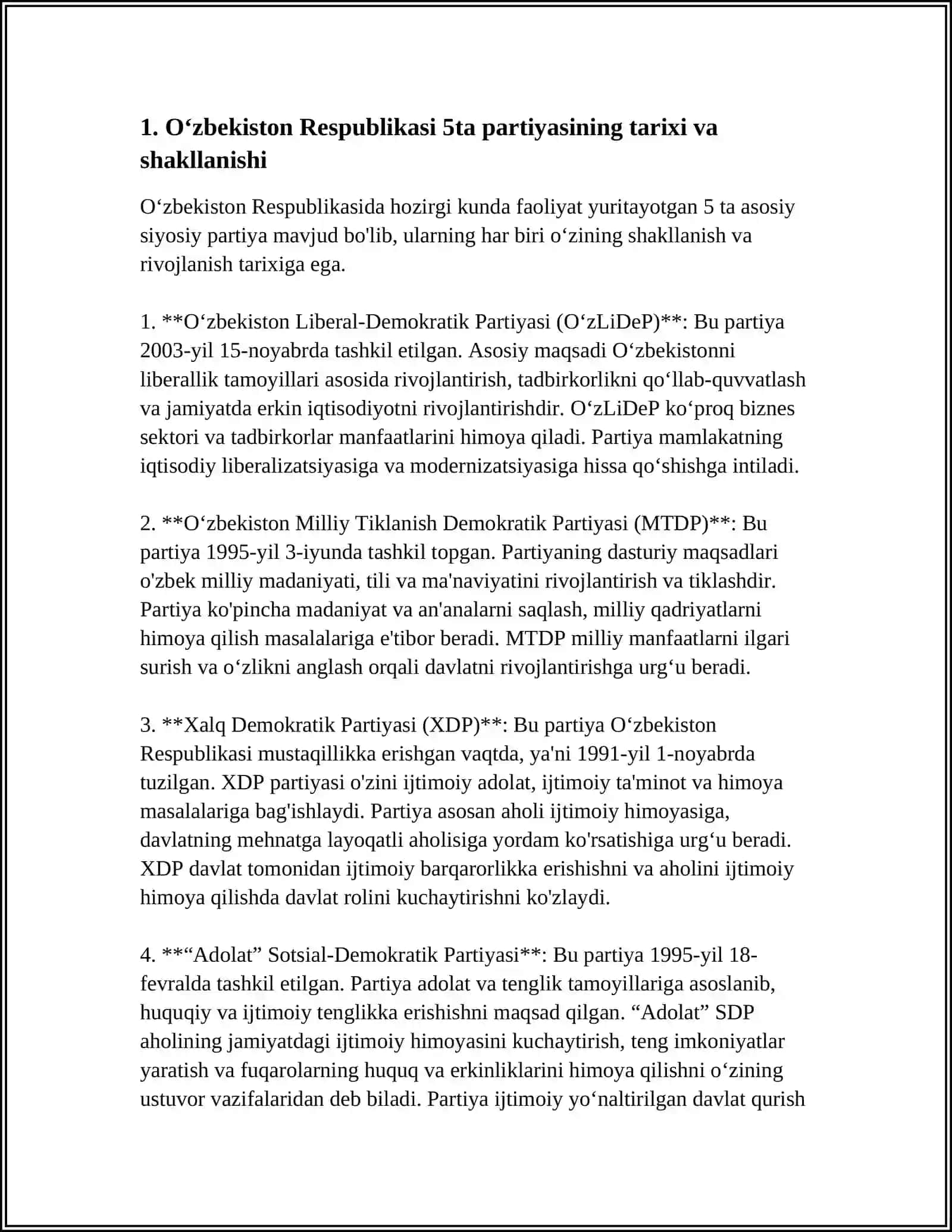 Oʻzbekiston Liberal-Demokratik Partiyasi (O‘zLiDeP) 3