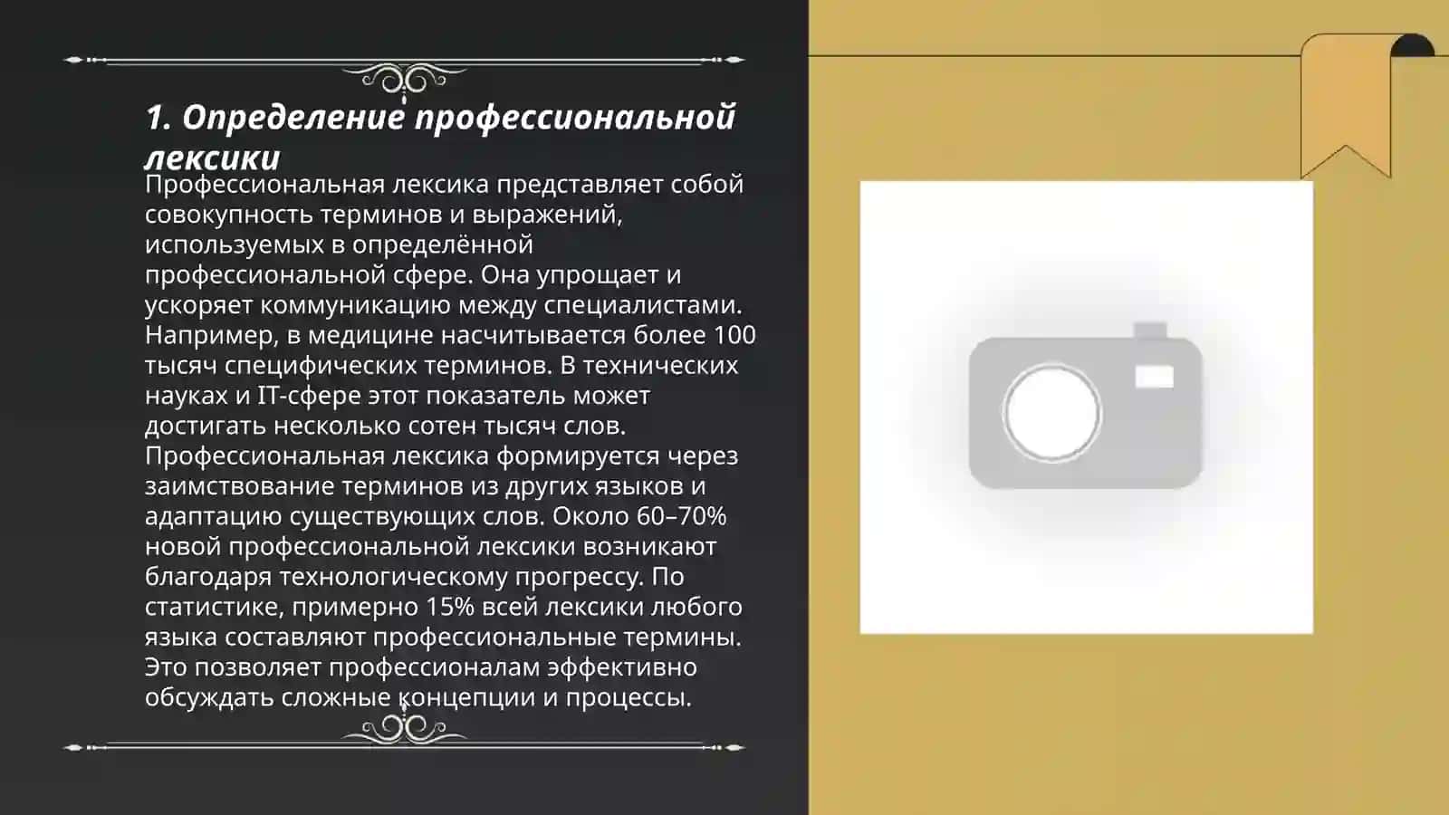 Определение профессиональной лексики 3