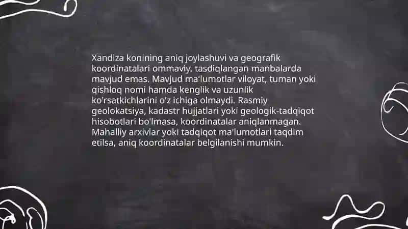 Xandiza koni haqida malumot 3