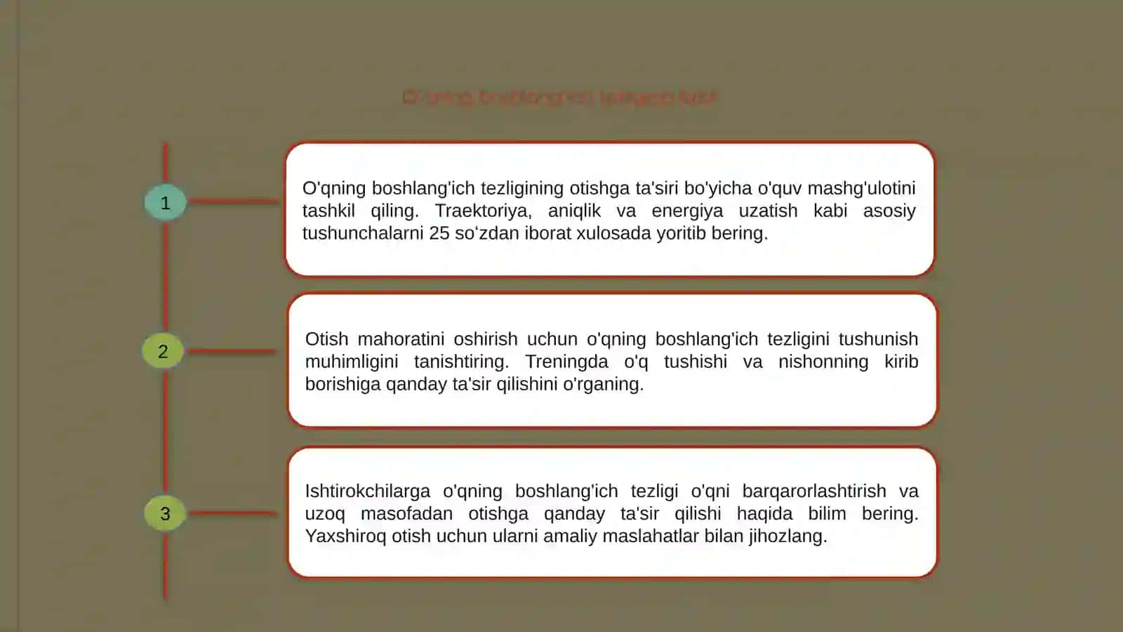 Otishma fizikasini tushunish 3