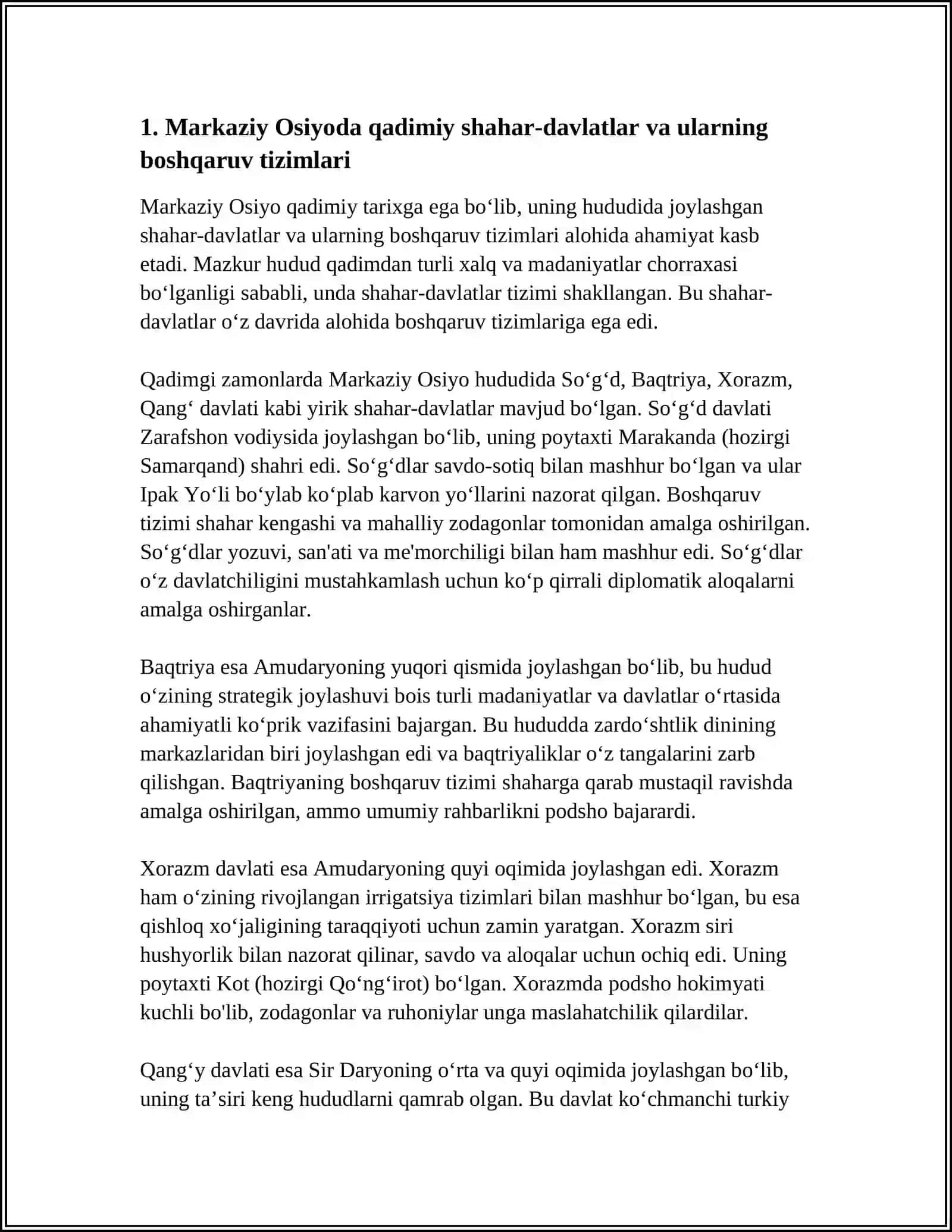 MARKAZIY OSIYODA DAVLAT BOSHQARUV TARIXI 3