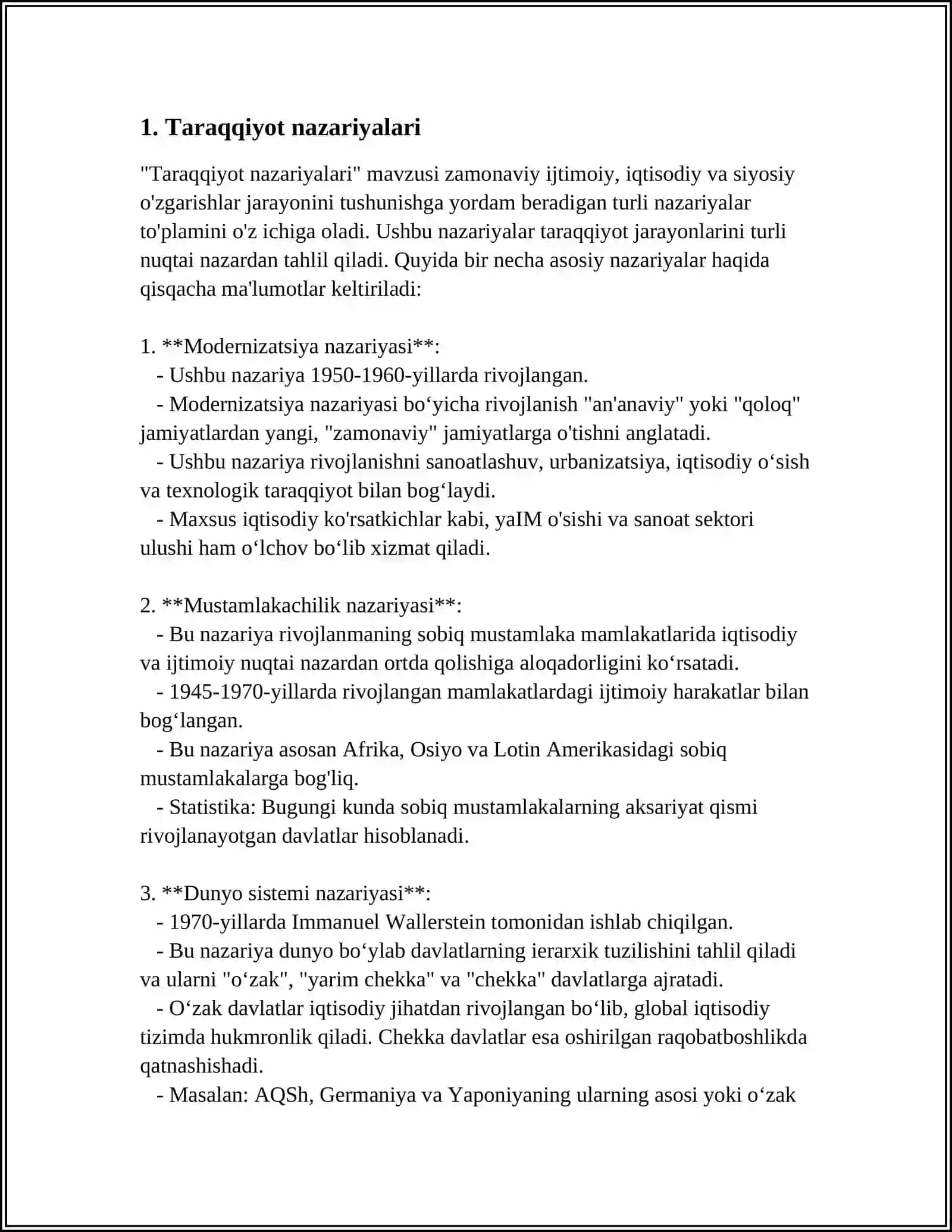 TARAQQIYOT PSIXOLOGIYASI TEST 3