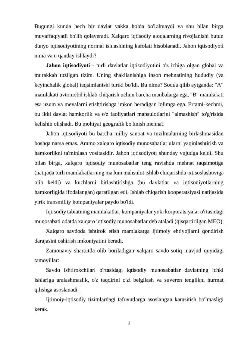 XALQARO MOLIYA VA KREDIT MUNOSABATLAR 3