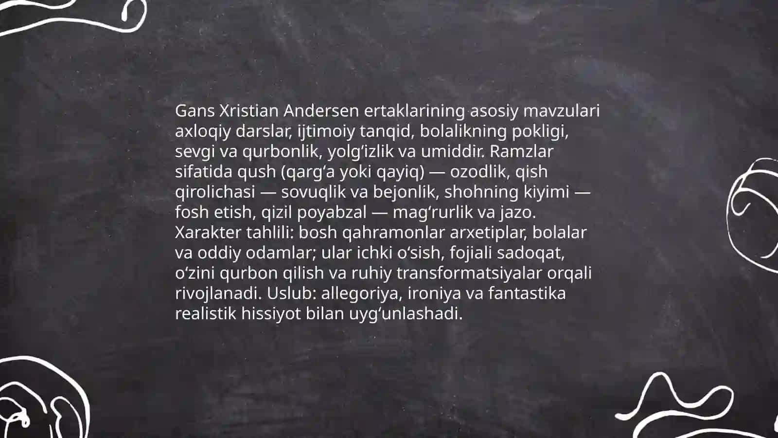 Jahon bolalar adabiyoti asarlar tahlili 3
