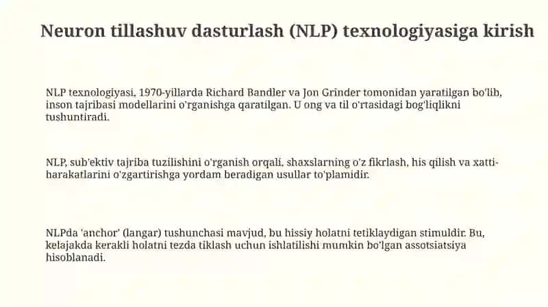 Neyrolingvistik dasturlash texnologiyasi 3