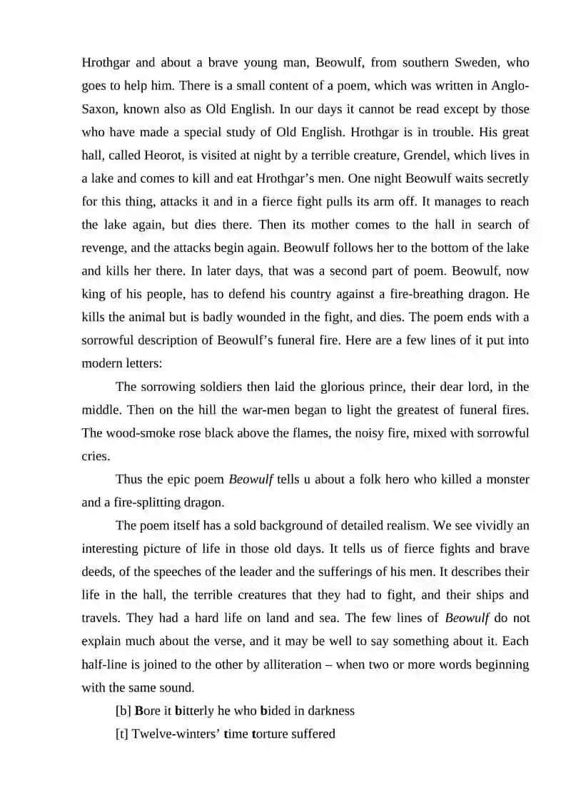 ANGLO-SAXON POETRY. PAGAN POETRY 3