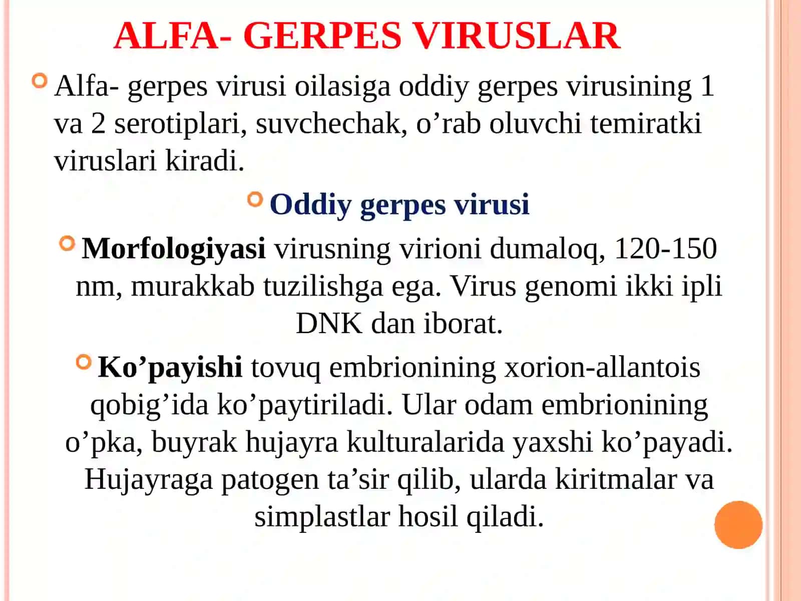 DNK SАQLOVCHI VIRUSLАR. GERPES VIRUSLАR.POXVIRUSLAR. ADENOVIRUSLAR 3