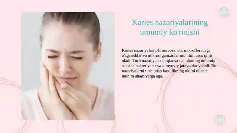 Karies kelib chiqish nazariyalari 3