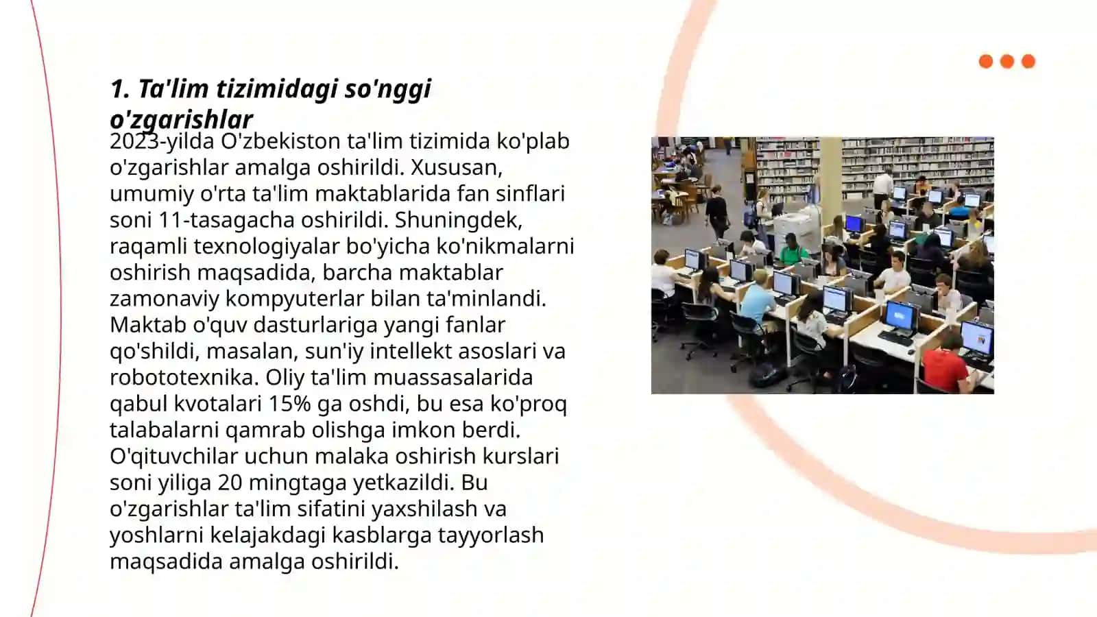 Ta'lim yangiliklari 3