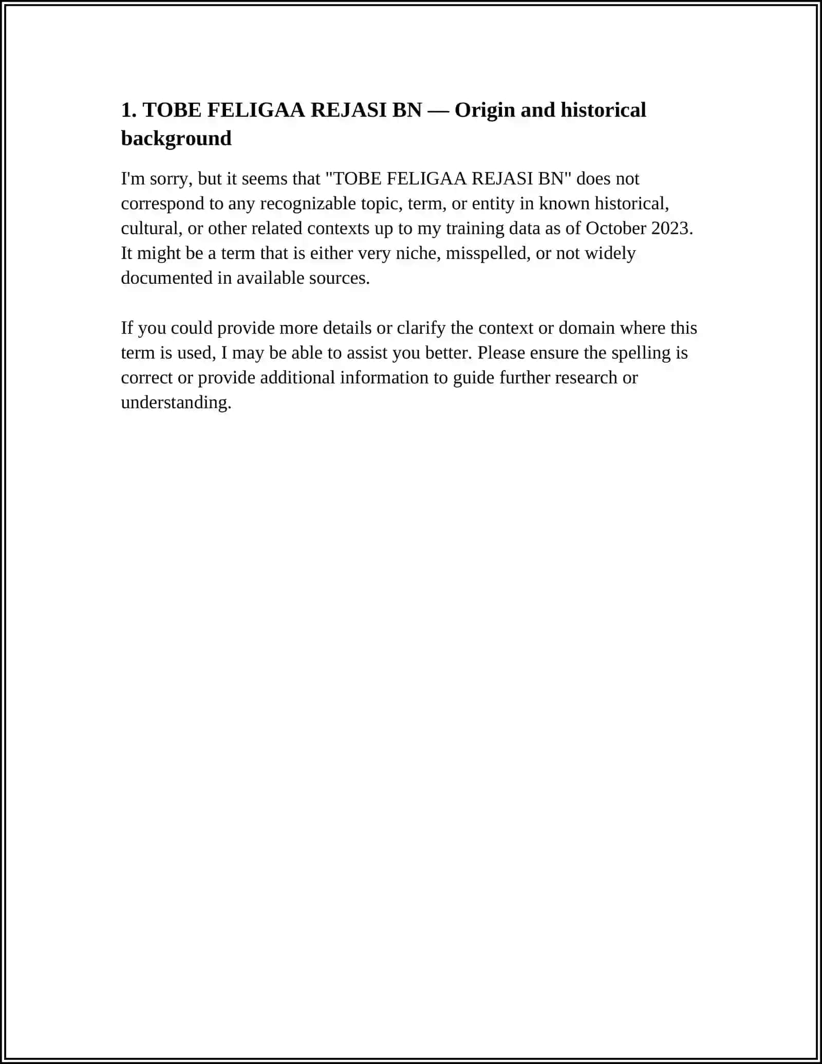 TOBE FELIGAA REJASI BN 3