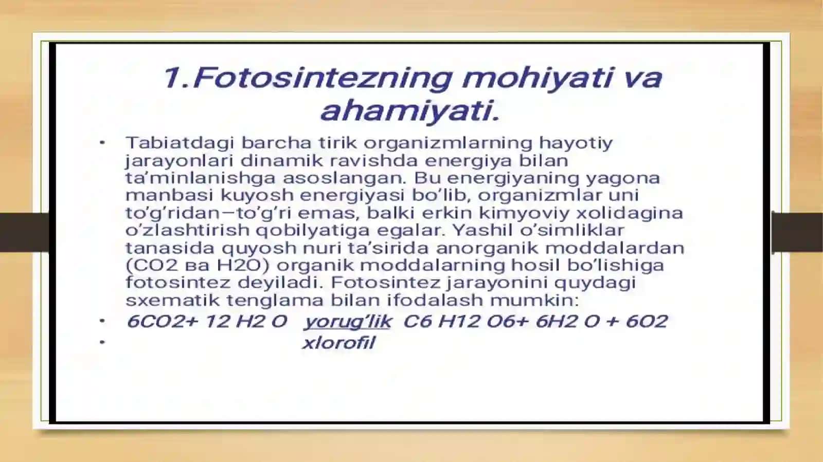 Fotosintez va hosildorlik 3