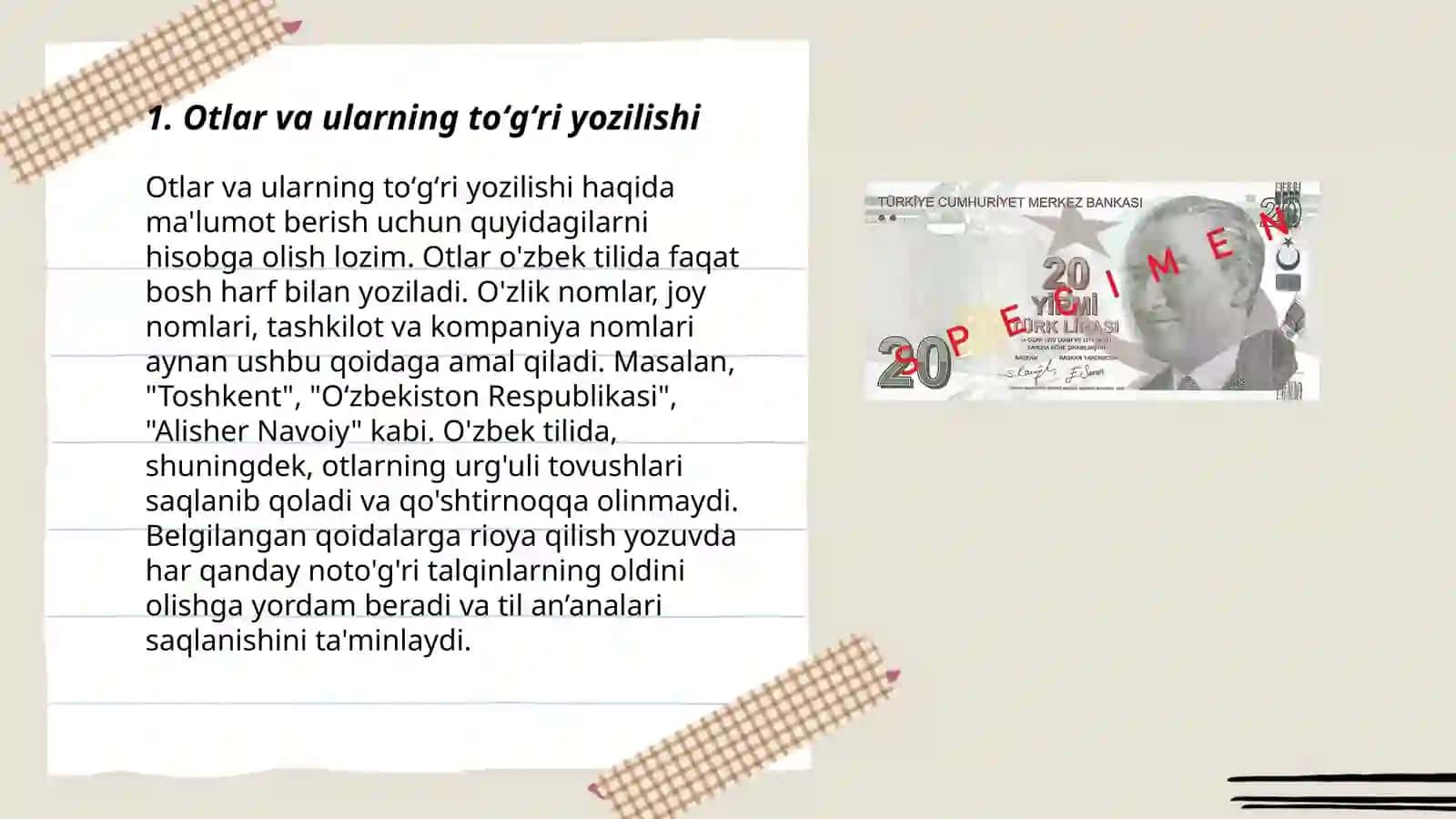 Otlar va ularning toʻgʻri yozilishi 3