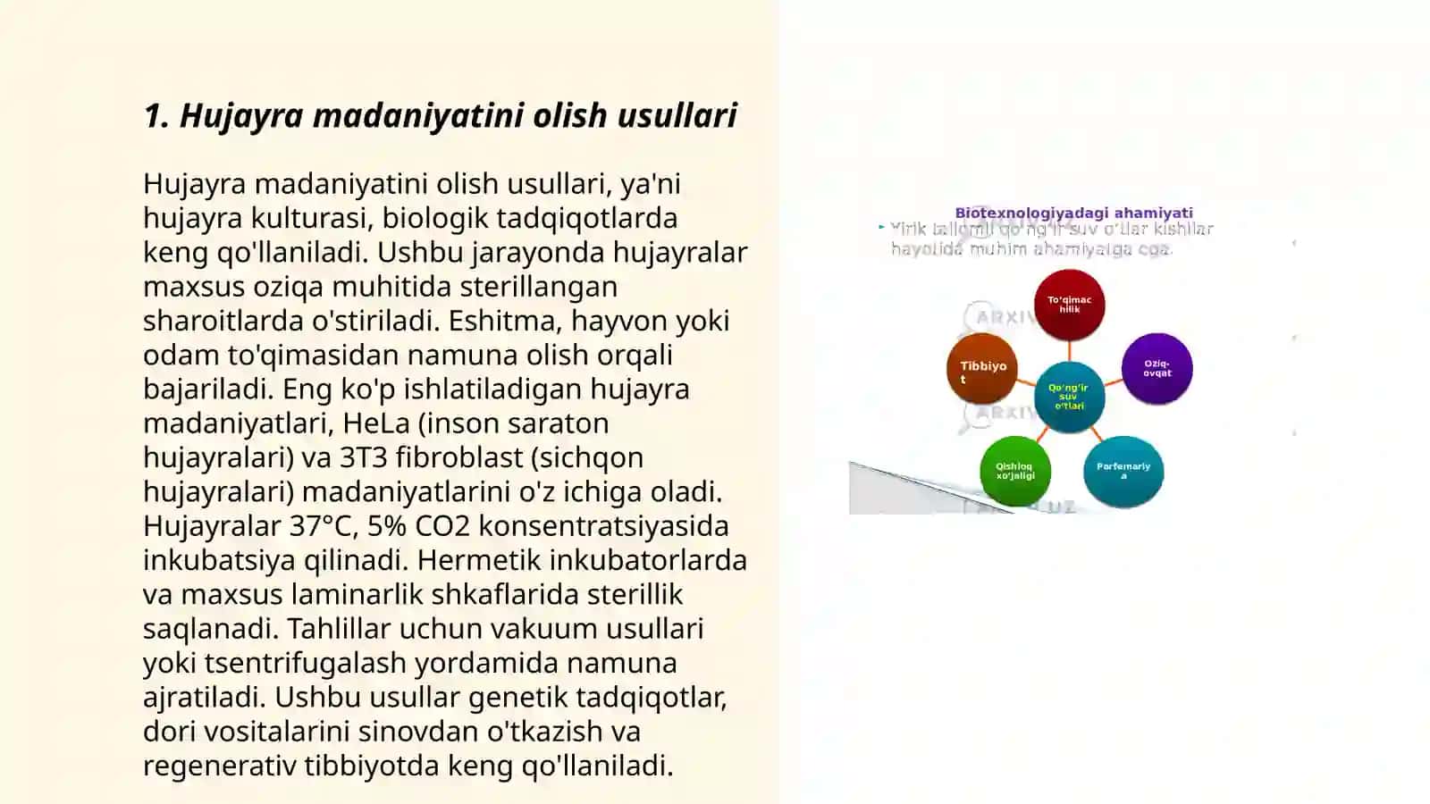 Hujayr biotexnologiyasi 3