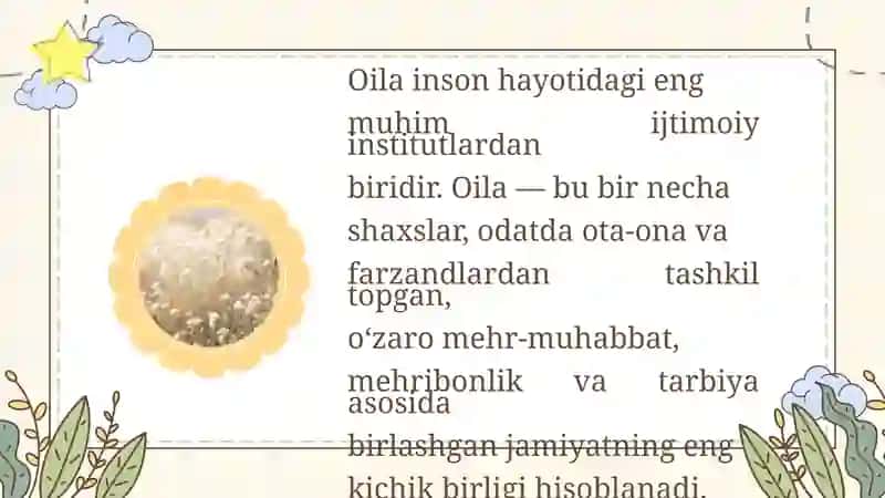 Oila tarbiyasining asoslari 3