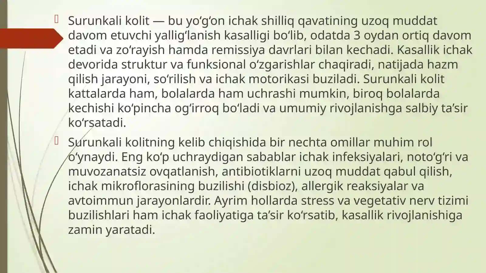 Surunkalikolit Ilmiya Asoslangan Malumotlar 3
