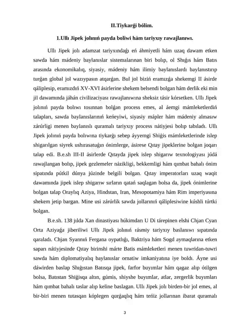 Ulli jipek joli ham jahan sevilizatsiyasi 3