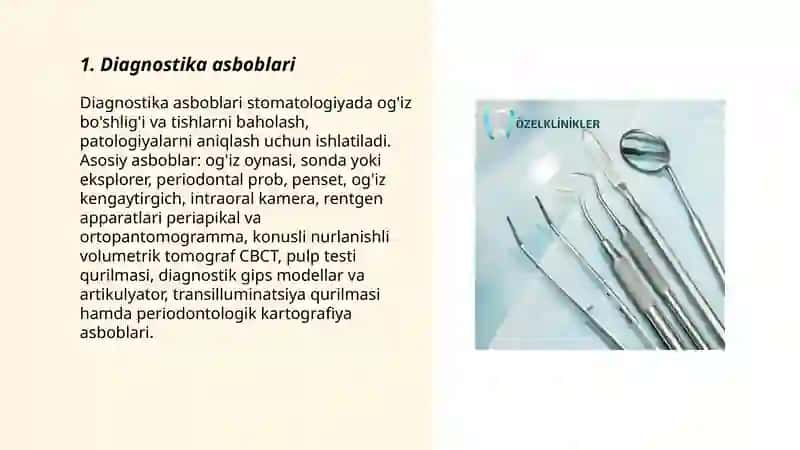 Stomatologik asboblar 3