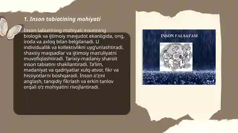 Inson falsafasi 3