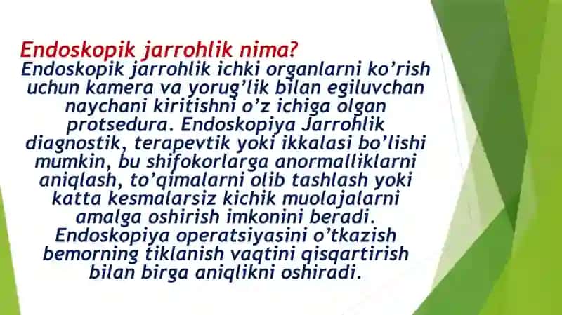 Endoskopik xirurgiya 3