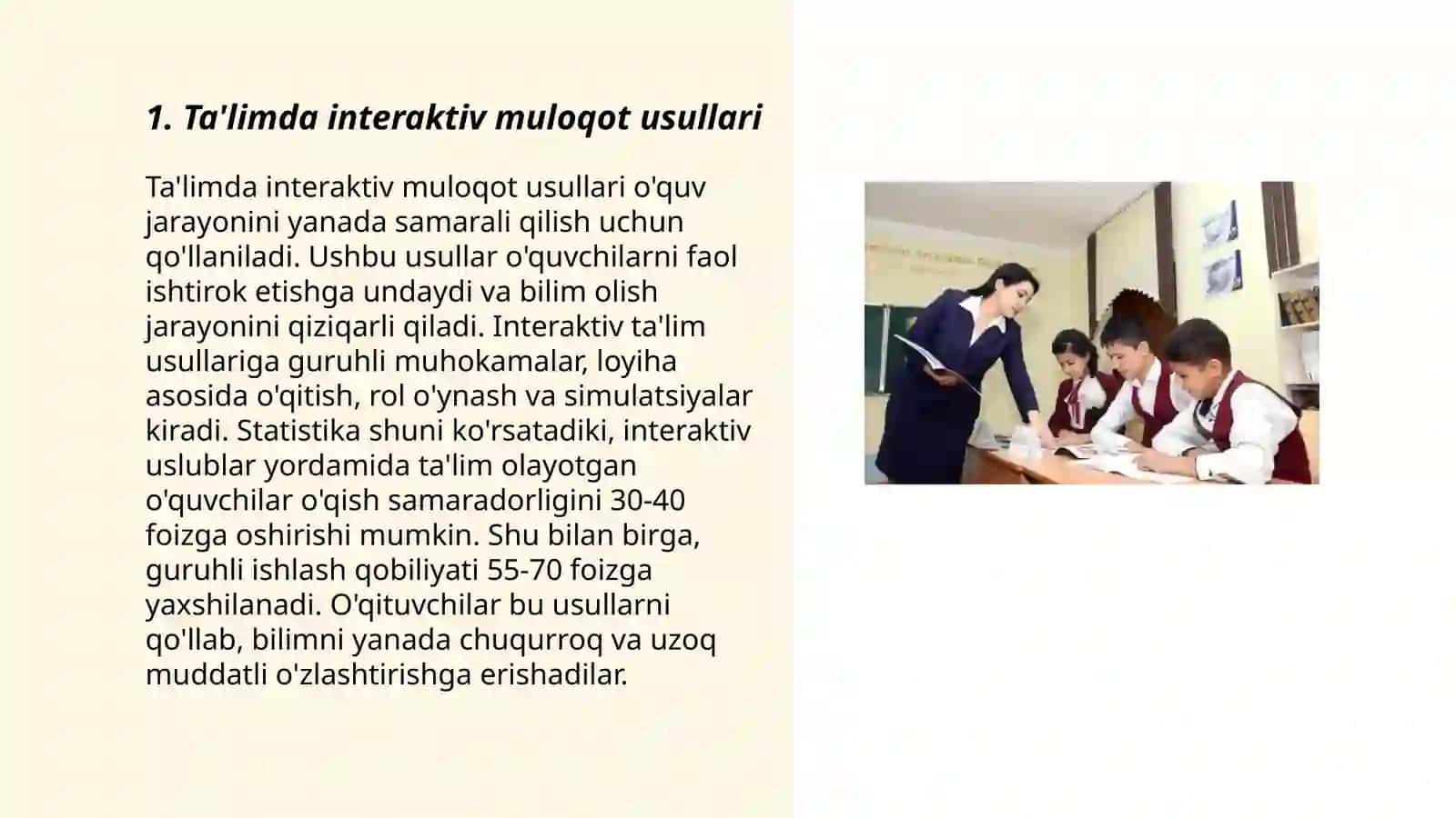 Ta'limda interaktiv muloqot usullari 3