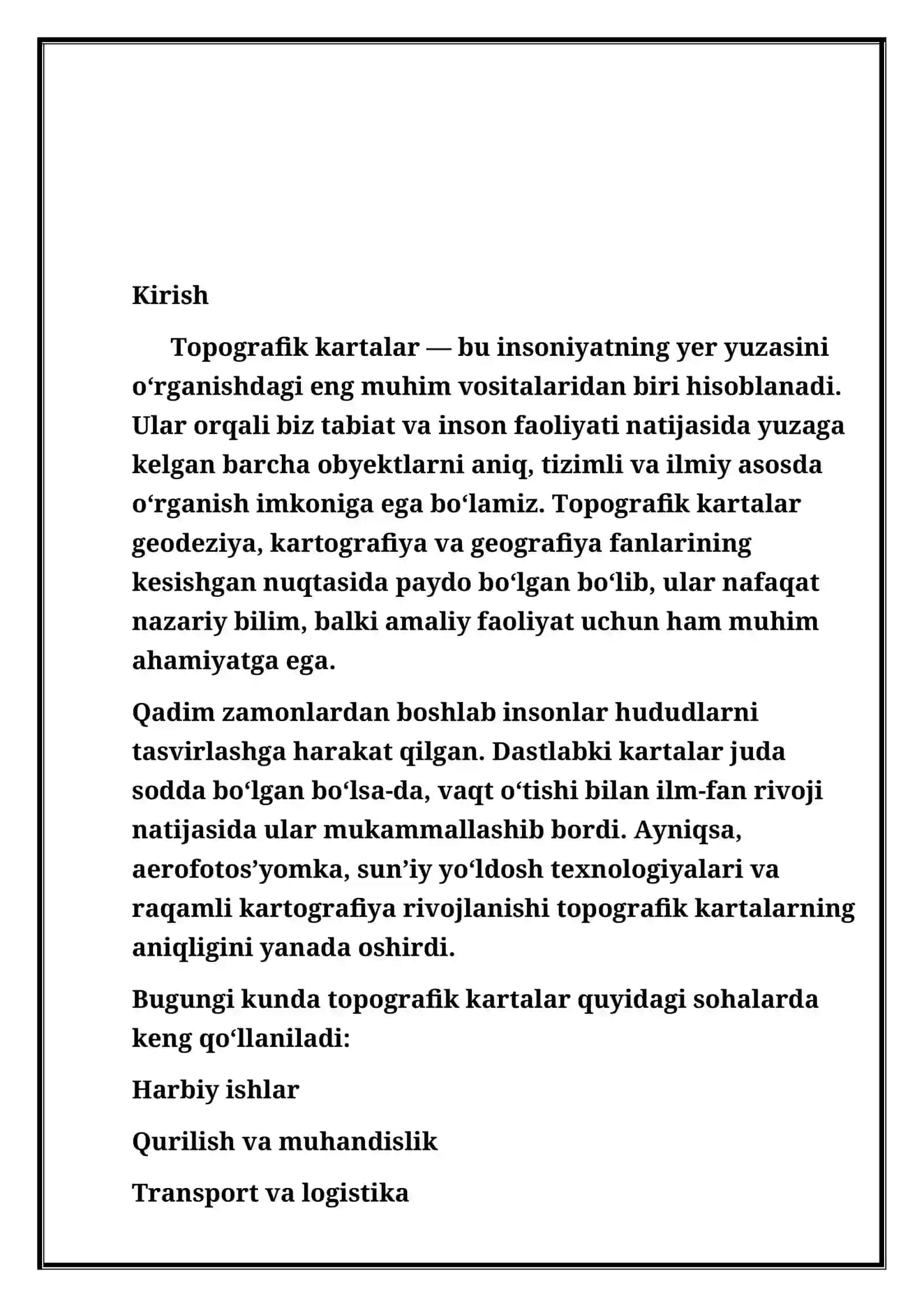 Topografik kartalarni orientirlash 3