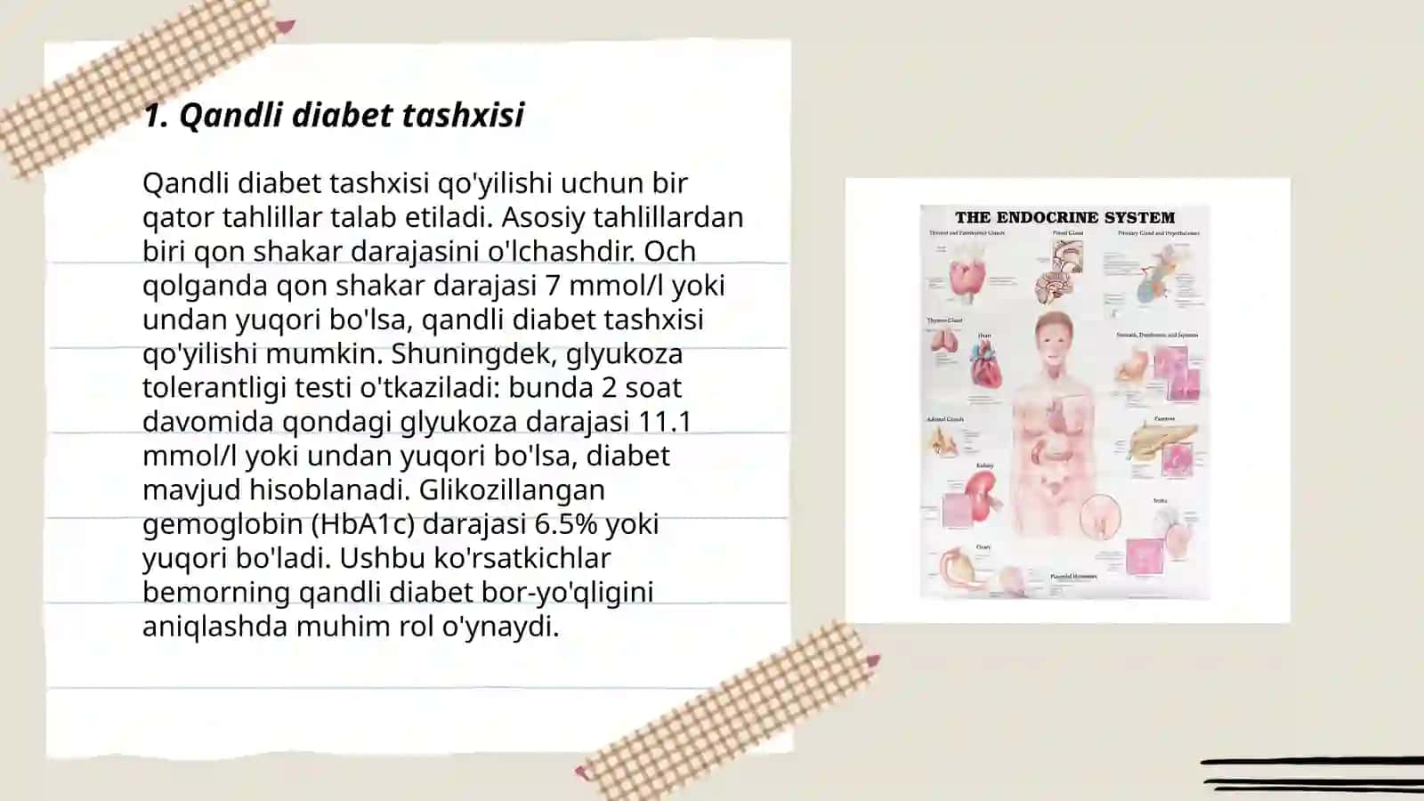 Qandli diabet tashxisi 3
