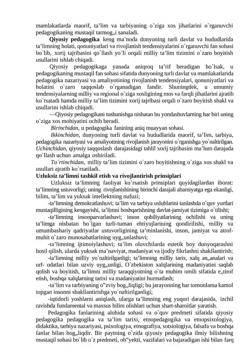 Maktabgacha ta'limda qiyosiy pedagogika 3
