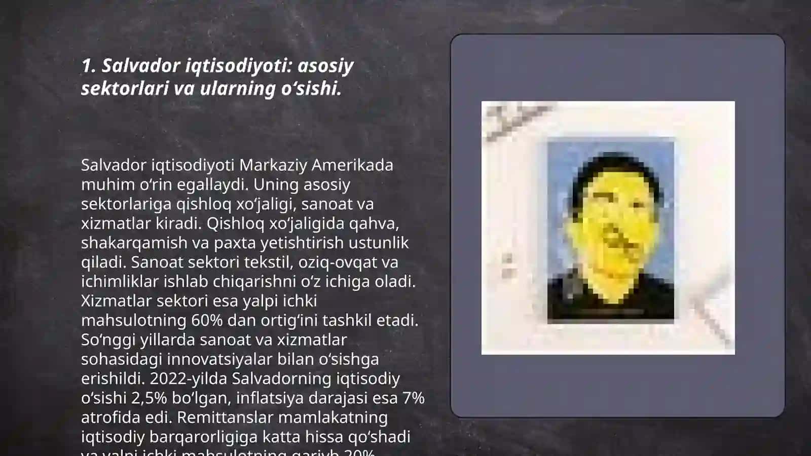 Salvador iqtisodiyoti 3