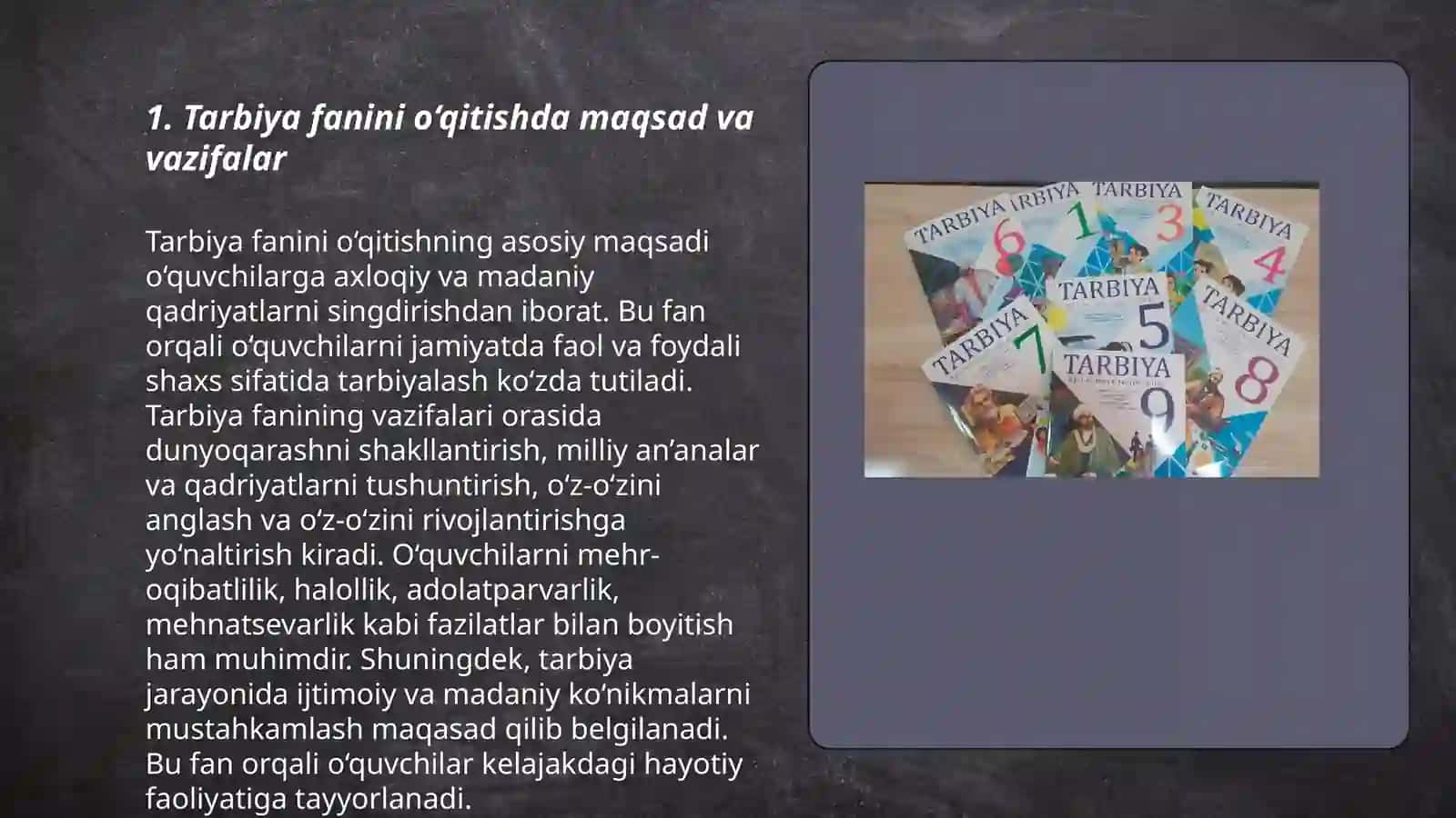 11-sinf Tarbiya fanini o‘qitish uslubiyati 3