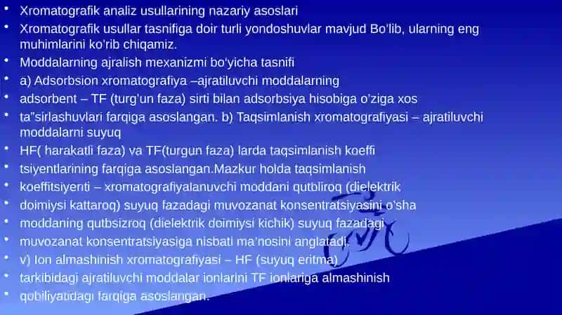Ion Almashinish Xromatografiyasi 3