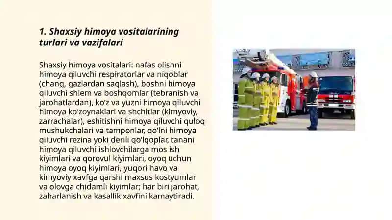 Shaxsiy himoya vositalari 3