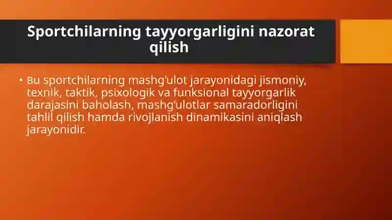 Sportchilarning tayyorgarligi 3