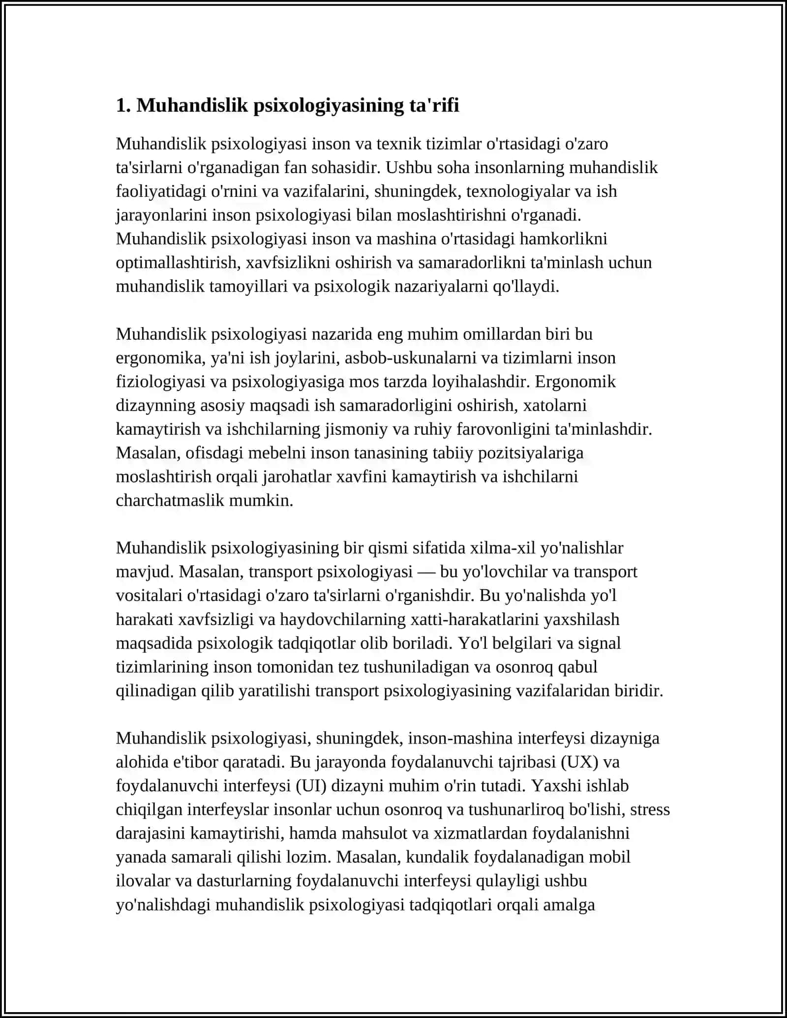 MUHANDISLIK PSIXOLOGIYASI 3