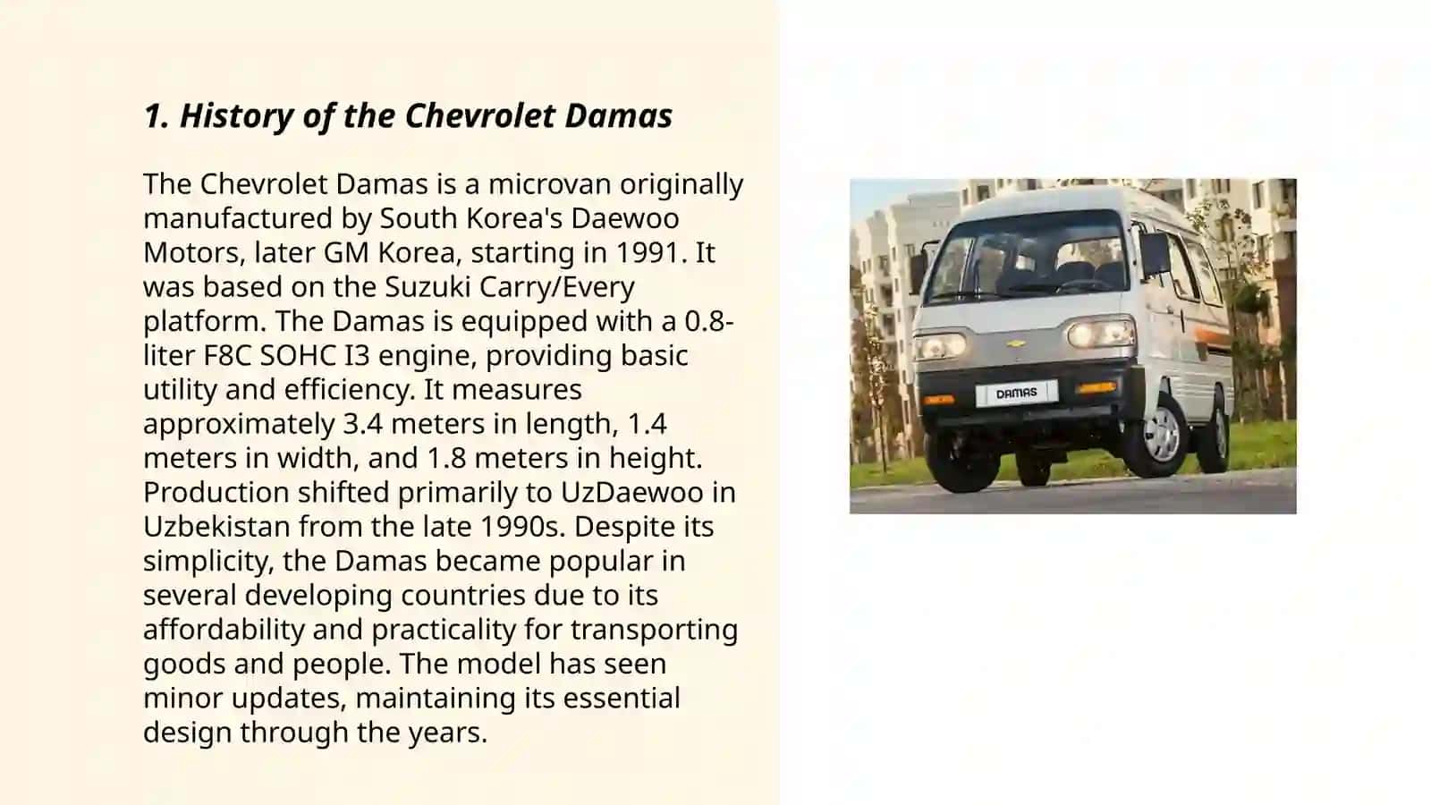 Chevrolet Damas 3